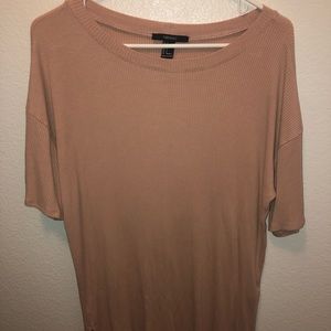 Ribbed T-shirt Dress